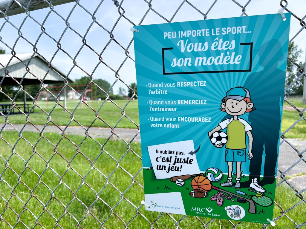 La MRC de Pierre-De Saurel lance une campagne sur la civilité dans les sports