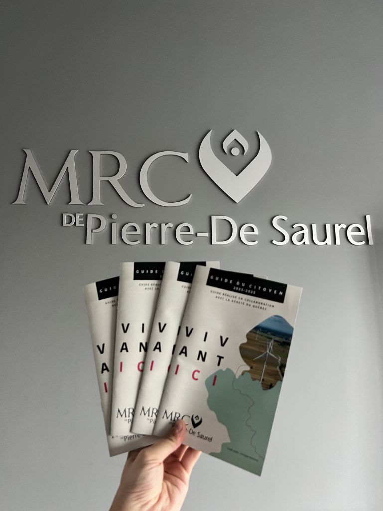 Le premier Guide du citoyen de la MRC fera son entrée chez vous très bientôt !