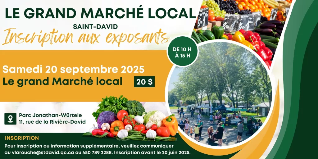 Grand marché local de Saint-David