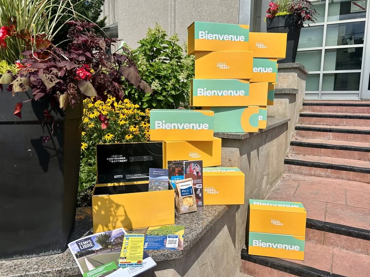 Distribution d’une boîte de bienvenue aux nouveaux citoyens de la région de sorel-tracy