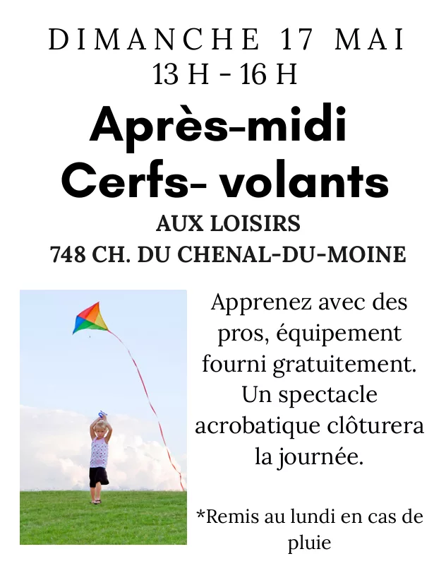 Après-midi Cerfs-volants à Sainte-Anne-de-Sorel