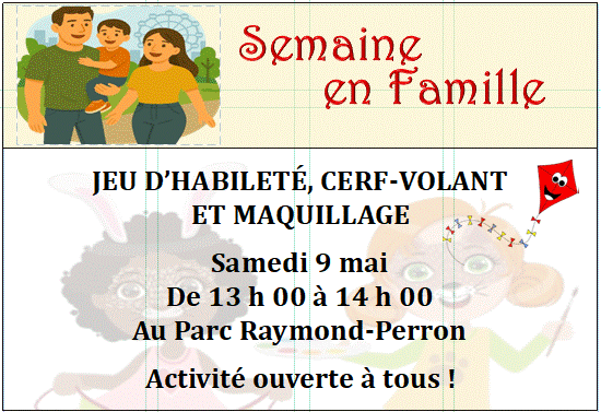 Semaine en famille à Saint-Roch-de-Richelieu